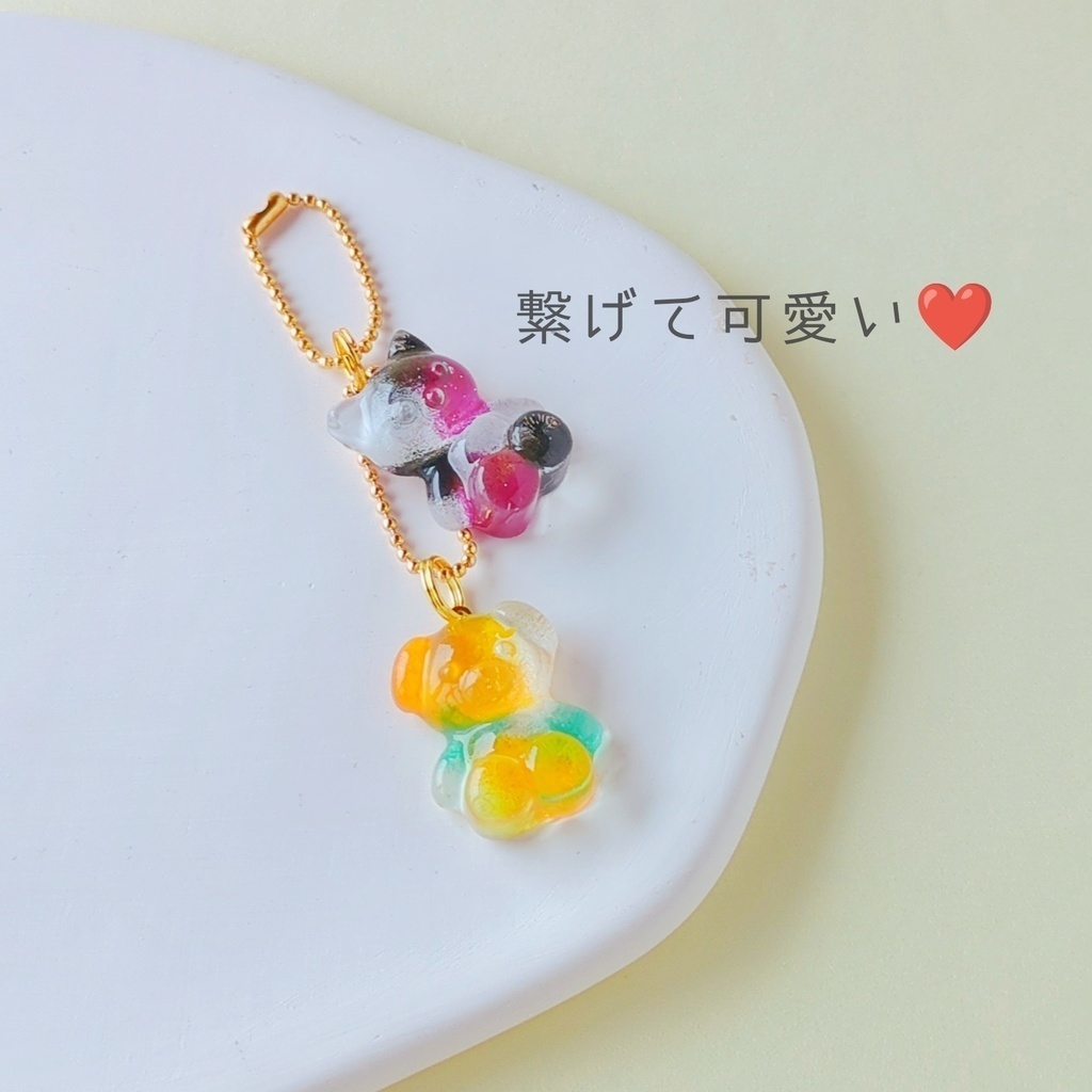 〖🌈🕒非公式〗ろふまお塾概念アニマルキーホルダー