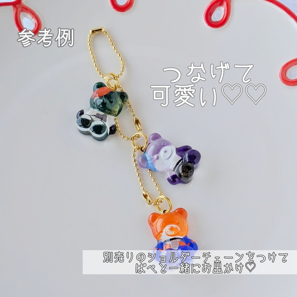 🌈🕒 Oriens アニマルキーホルダー(6cmボールチェーン付き)
