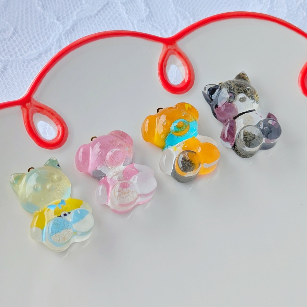 🌈🕒 Oriens アニマルキーホルダー(6cmボールチェーン付き)