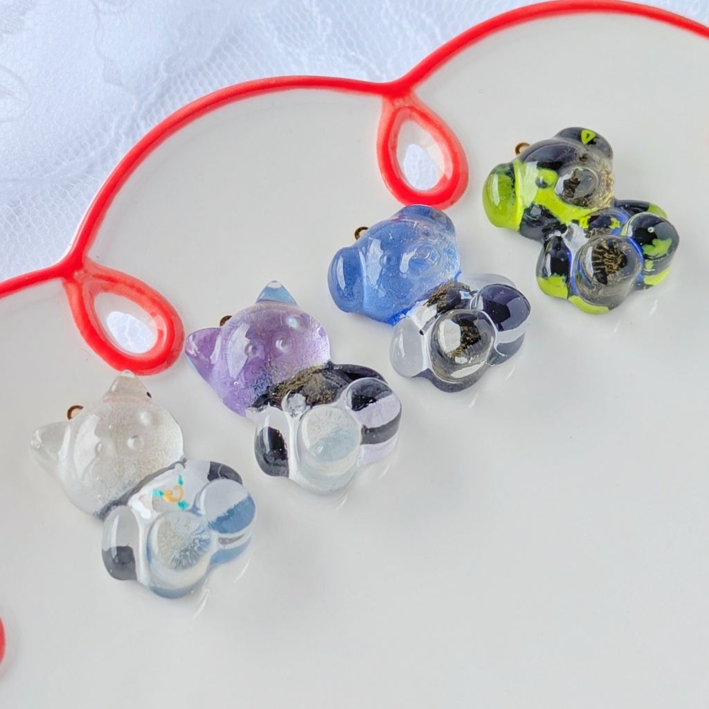 🌈🕒 Dyticaアニマルキーホルダー(6cmボールチェーン付き)