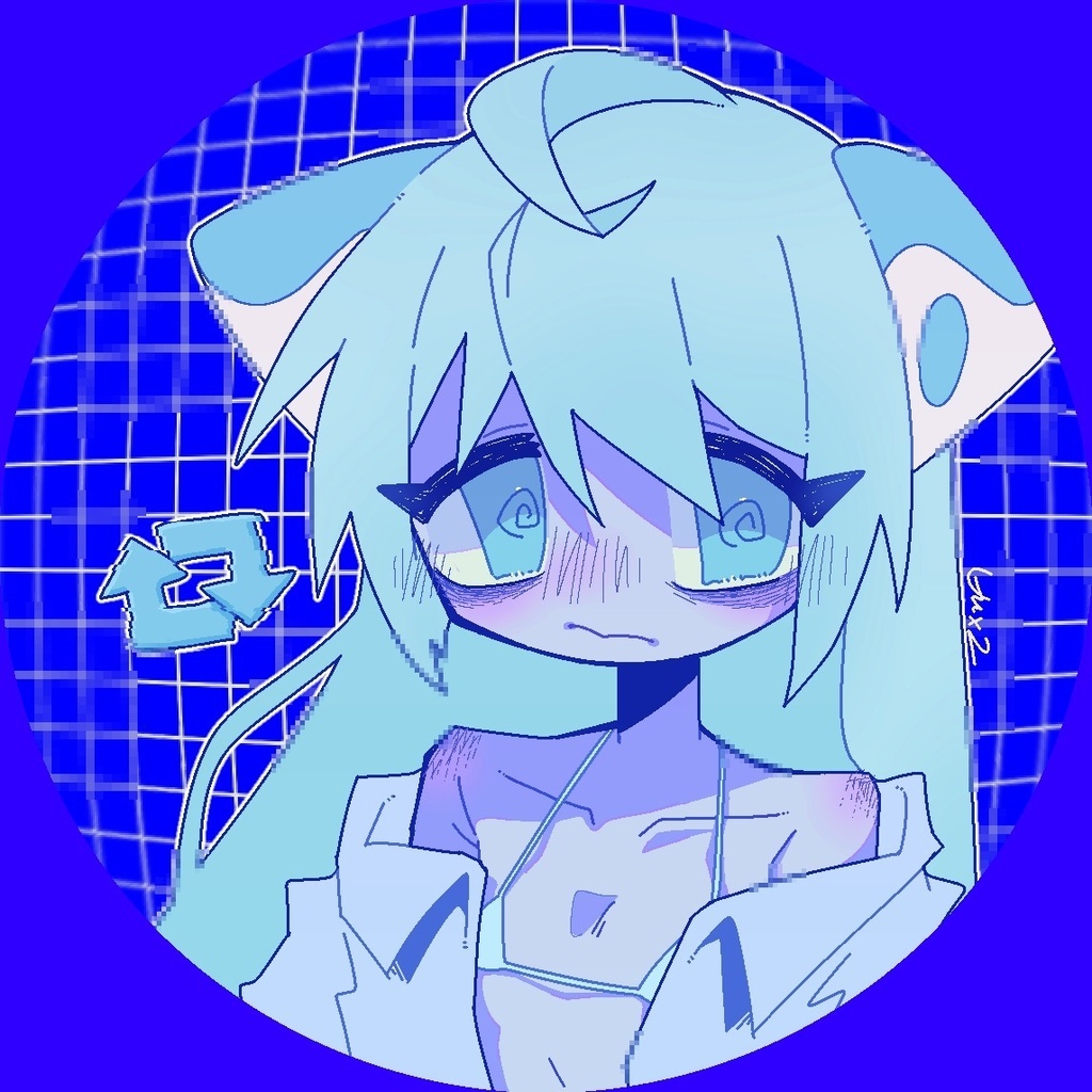 Blue💙yamikawaii缶バッジ