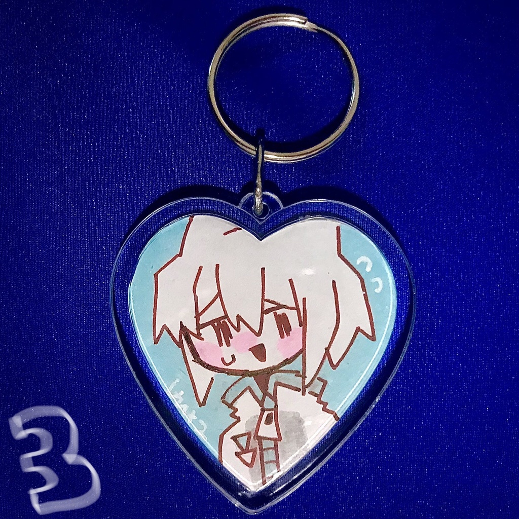 ドローイング原画キーホルダー