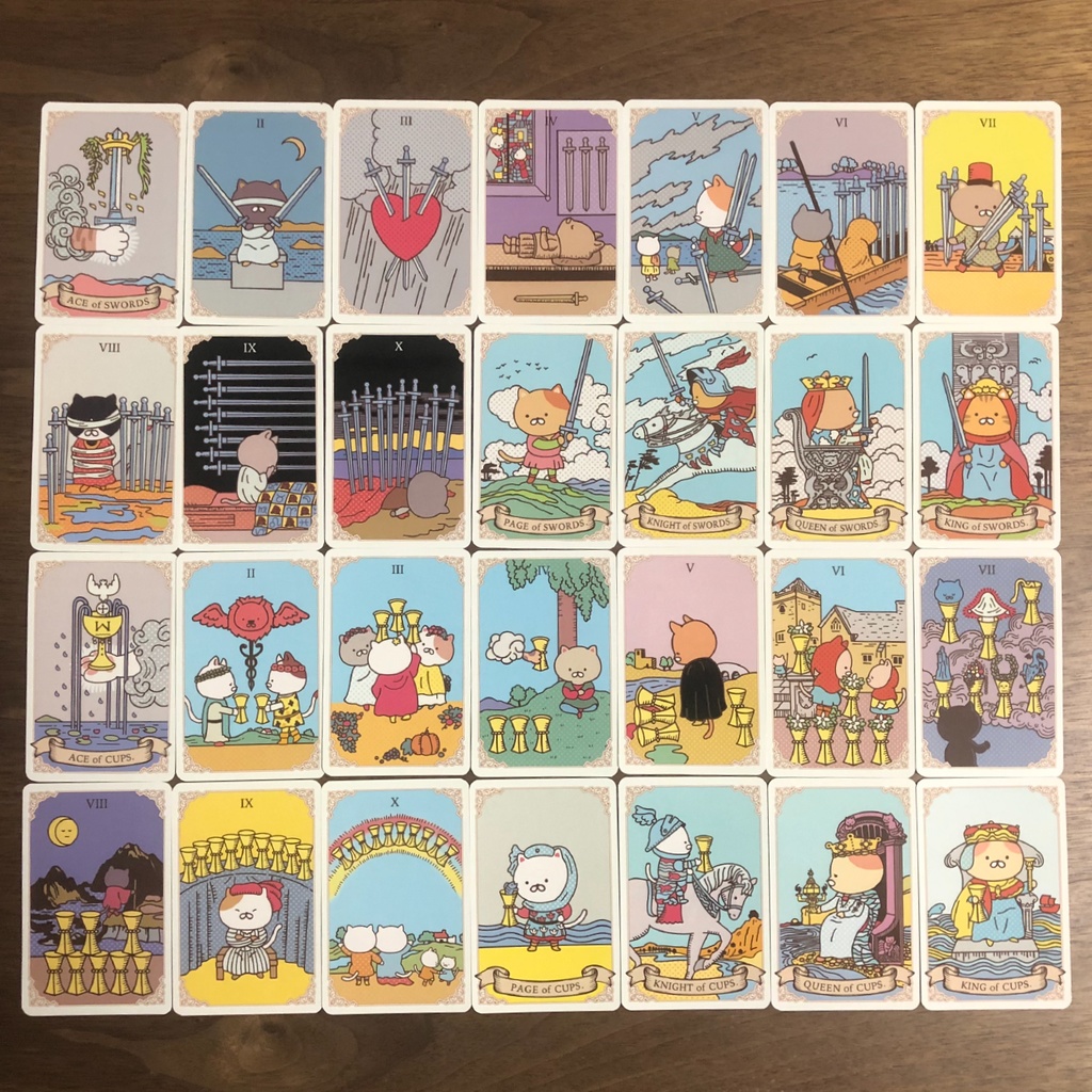 【新装版】ぽてねこタロット(ステッカー付き)