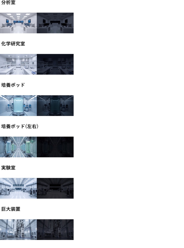 【ショップ開設30%割引!】研究所背景写真風素材93枚【昼夜夕曇差分】【TRPG背景素材/CoC/ゲーム素材/背景写真/背景イラスト】