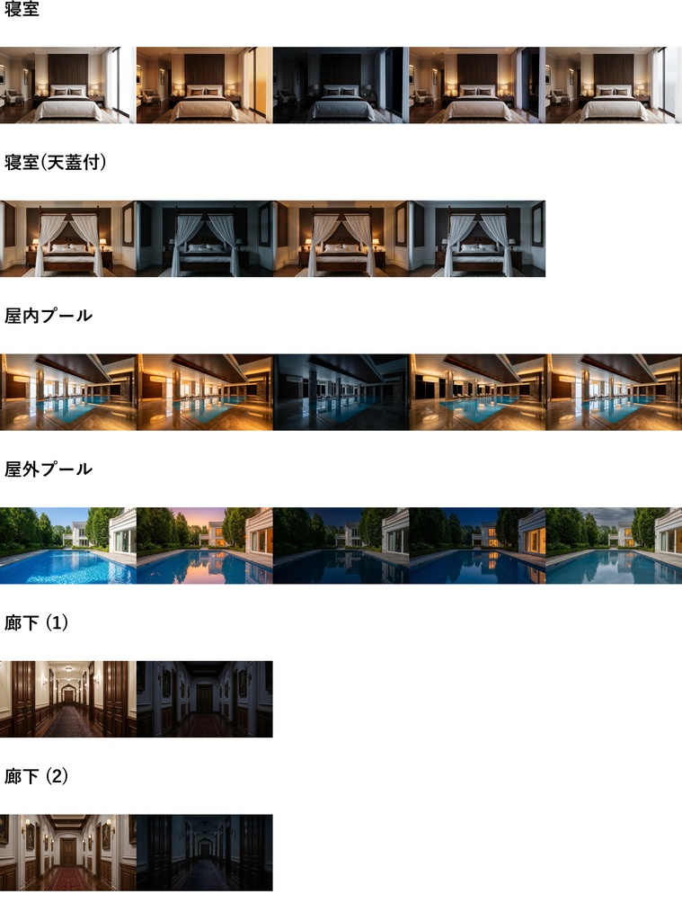 【ショップ開設30%割引!】屋敷・別荘背景写真風素材154枚【昼夜夕曇差分】【TRPG背景素材/CoC/ゲーム素材/背景写真/背景イラスト】