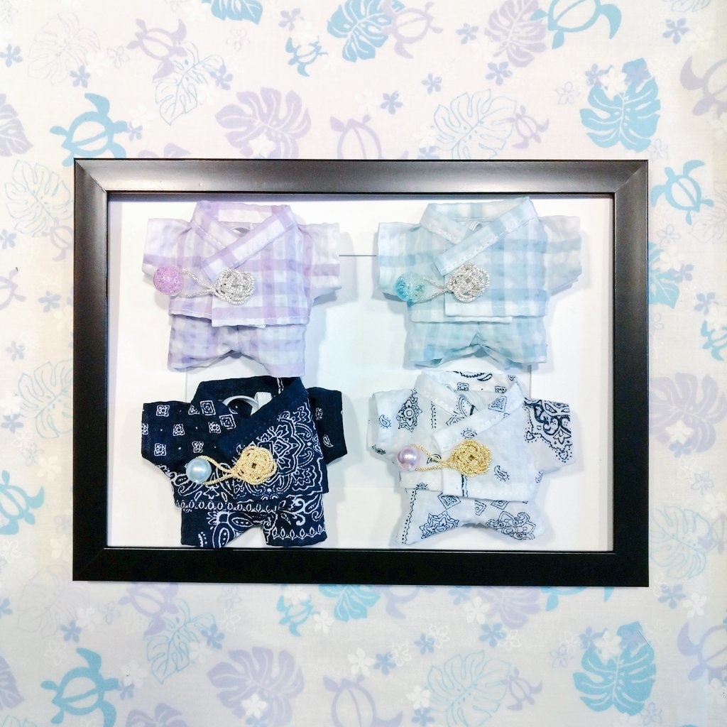 10cmぬい服　アジアン甚平