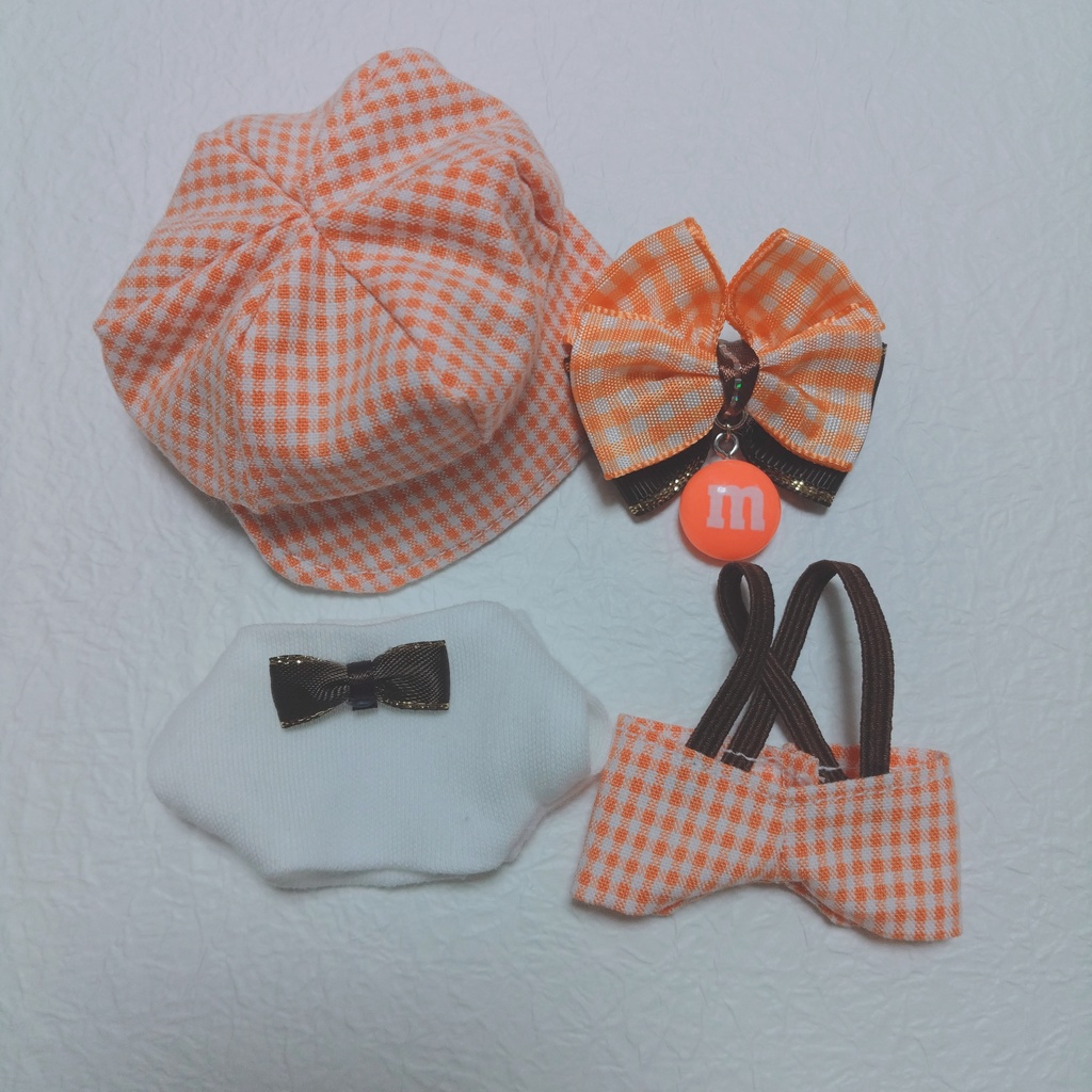 10センチぬい服 ギンガムセット