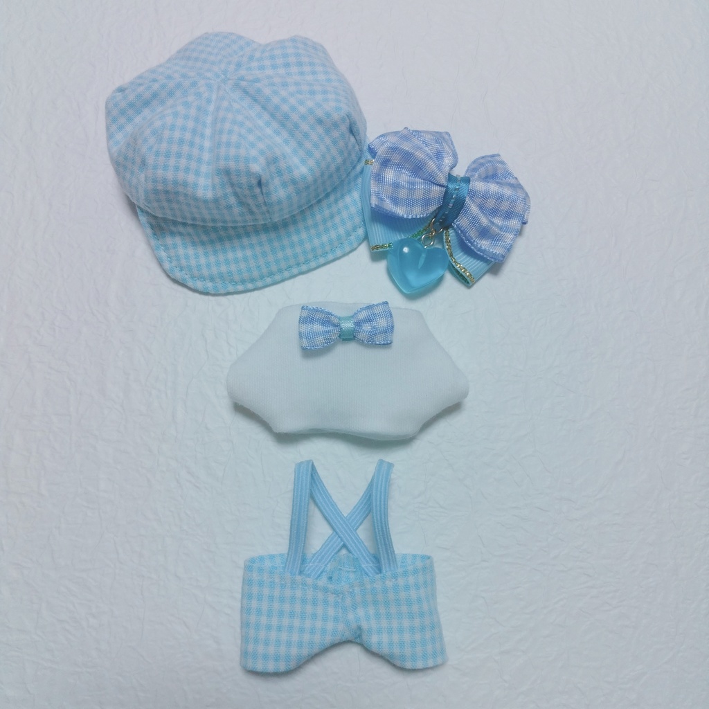 10センチぬい服 ギンガムセット