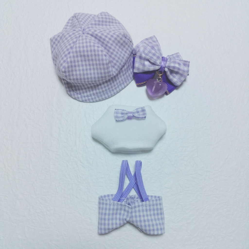 10センチぬい服 ギンガムセット