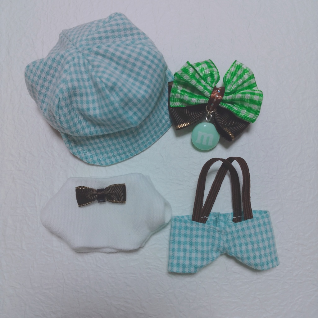 10センチぬい服 ギンガムセット