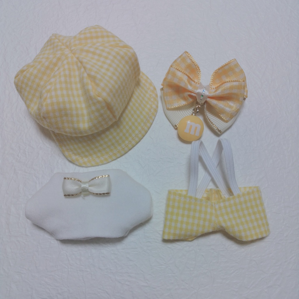 10センチぬい服 ギンガムセット