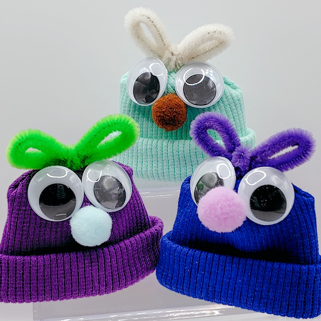 キョロキョロモンスターニット帽