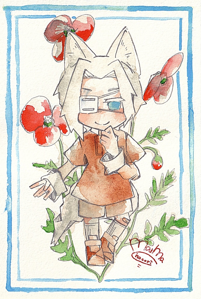 【はがき原画】みちのくさばな