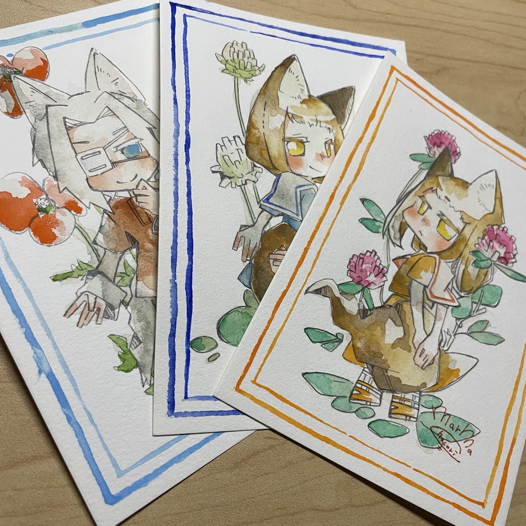 【はがき原画】みちのくさばな