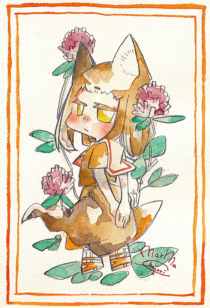 【はがき原画】みちのくさばな