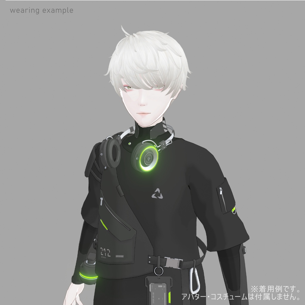 【3Dモデル】ヘッドホン : TECH Pulse 【TECH SERIESE】