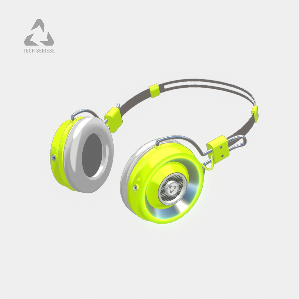 【3Dモデル】ヘッドホン : TECH Pulse 【TECH SERIESE】