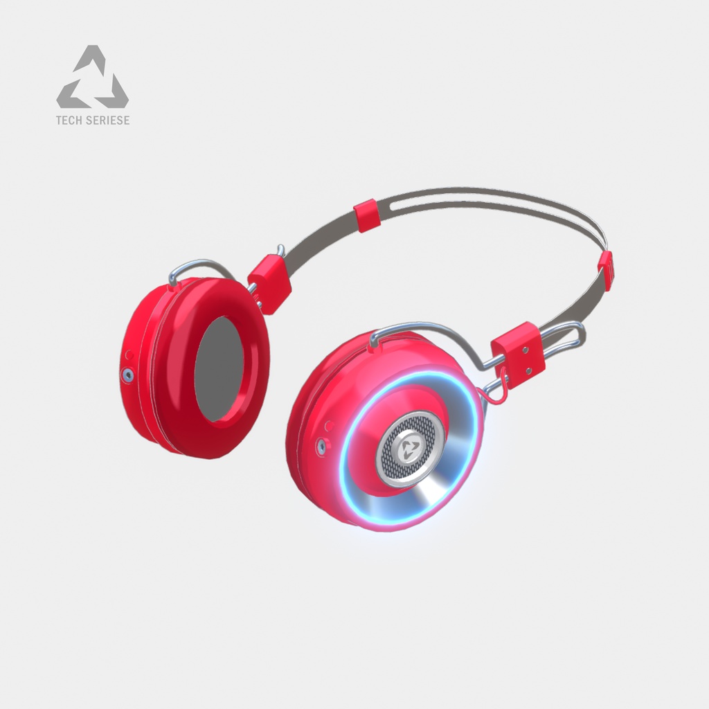 【3Dモデル】ヘッドホン : TECH Pulse 【TECH SERIESE】