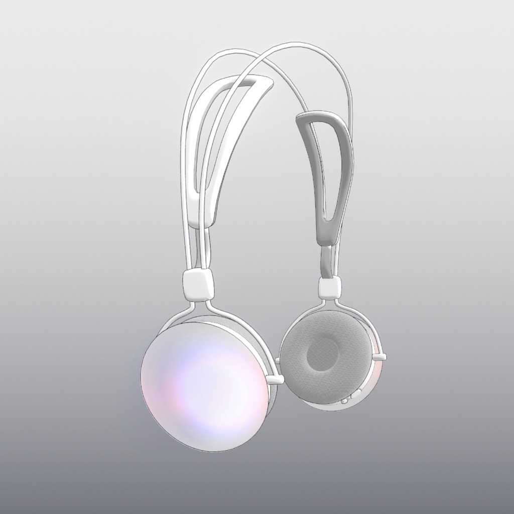 3Dモデル「relax light headphone」