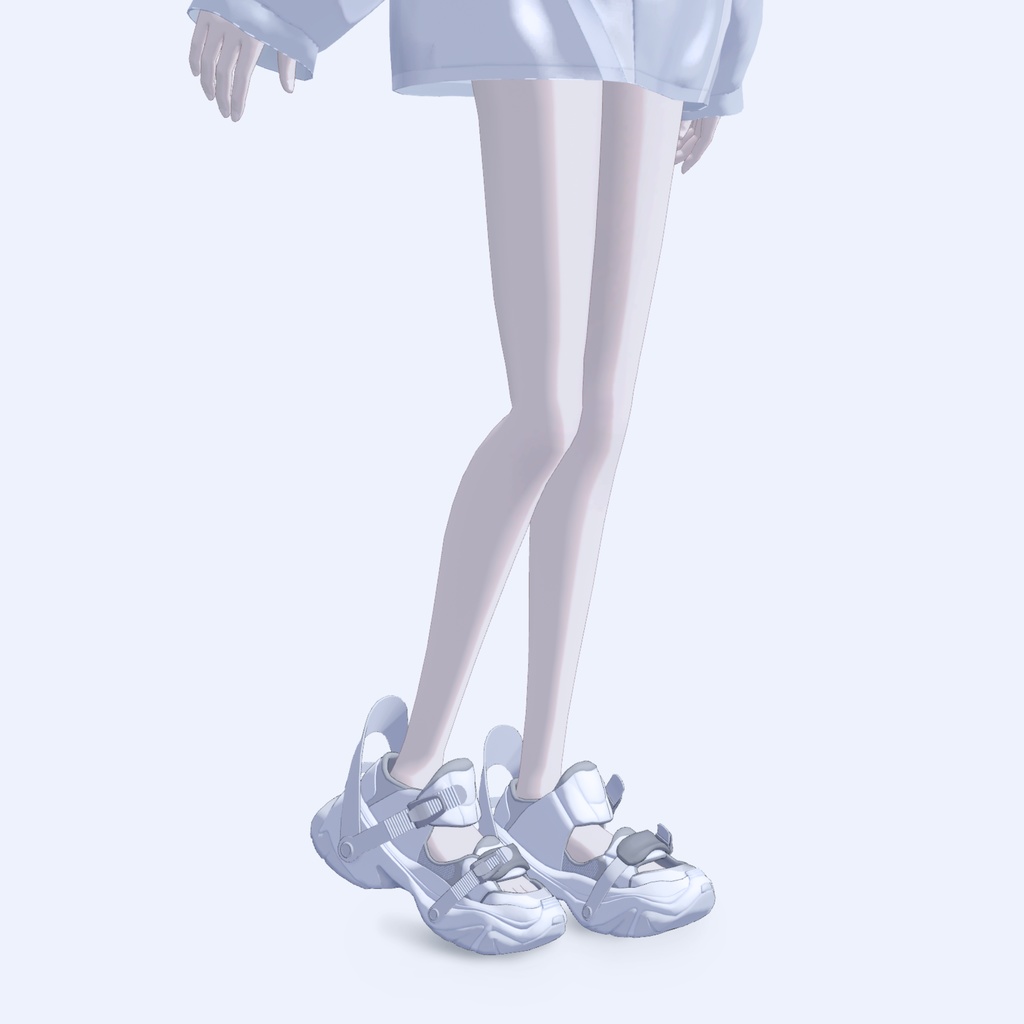 「simulacrum shoes」3D衣装モデル (lapwing、当ショップアバター対応)