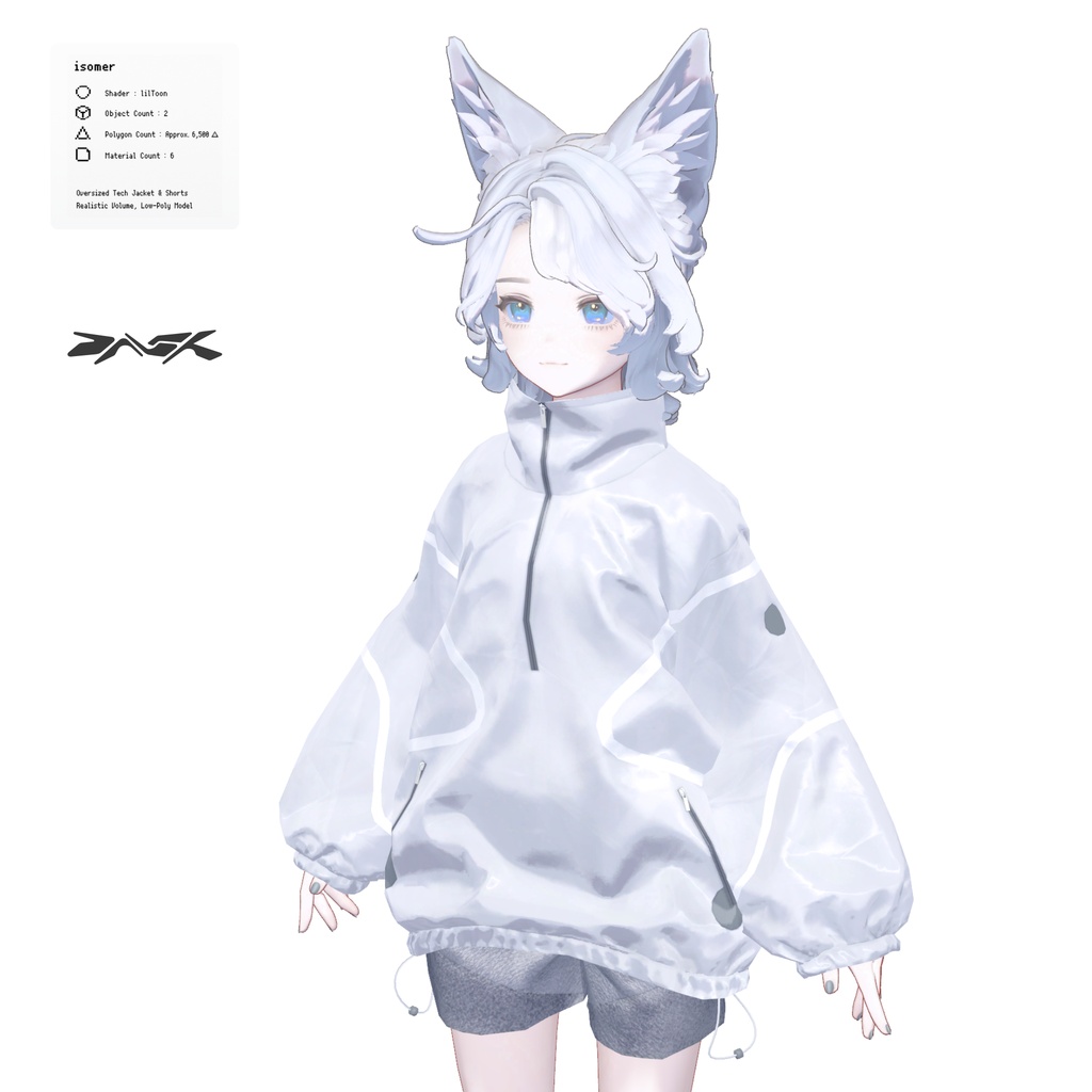「isomer」3D衣装モデル(lapwing、Marycia対応)