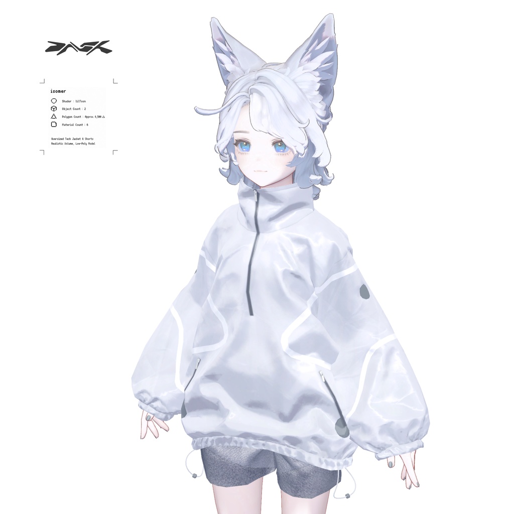 「isomer」３D衣装モデル（lapwing、Marycia対応）