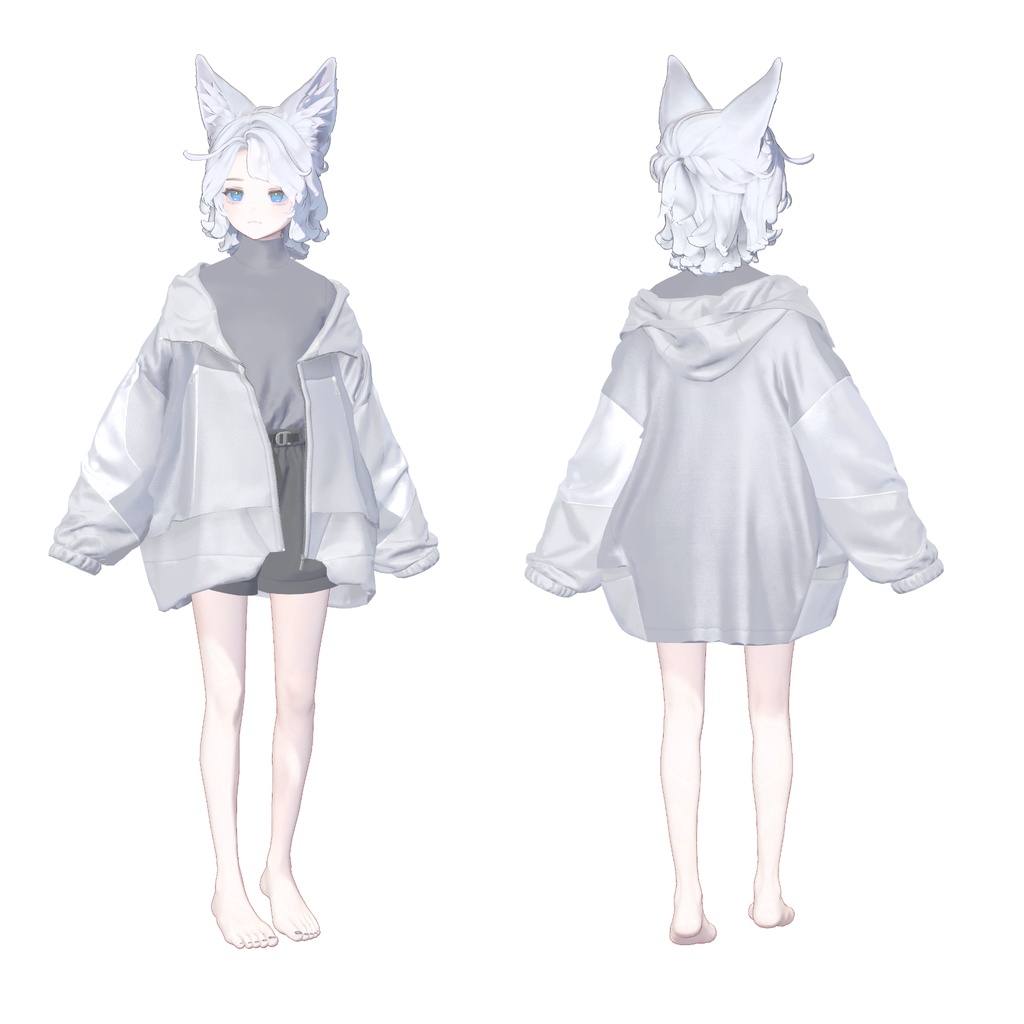 「fold」3D衣装モデル(lapwing、Marycia対応)