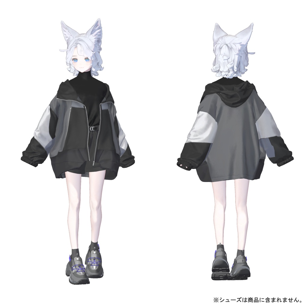 「fold」3D衣装モデル(lapwing、Marycia対応)