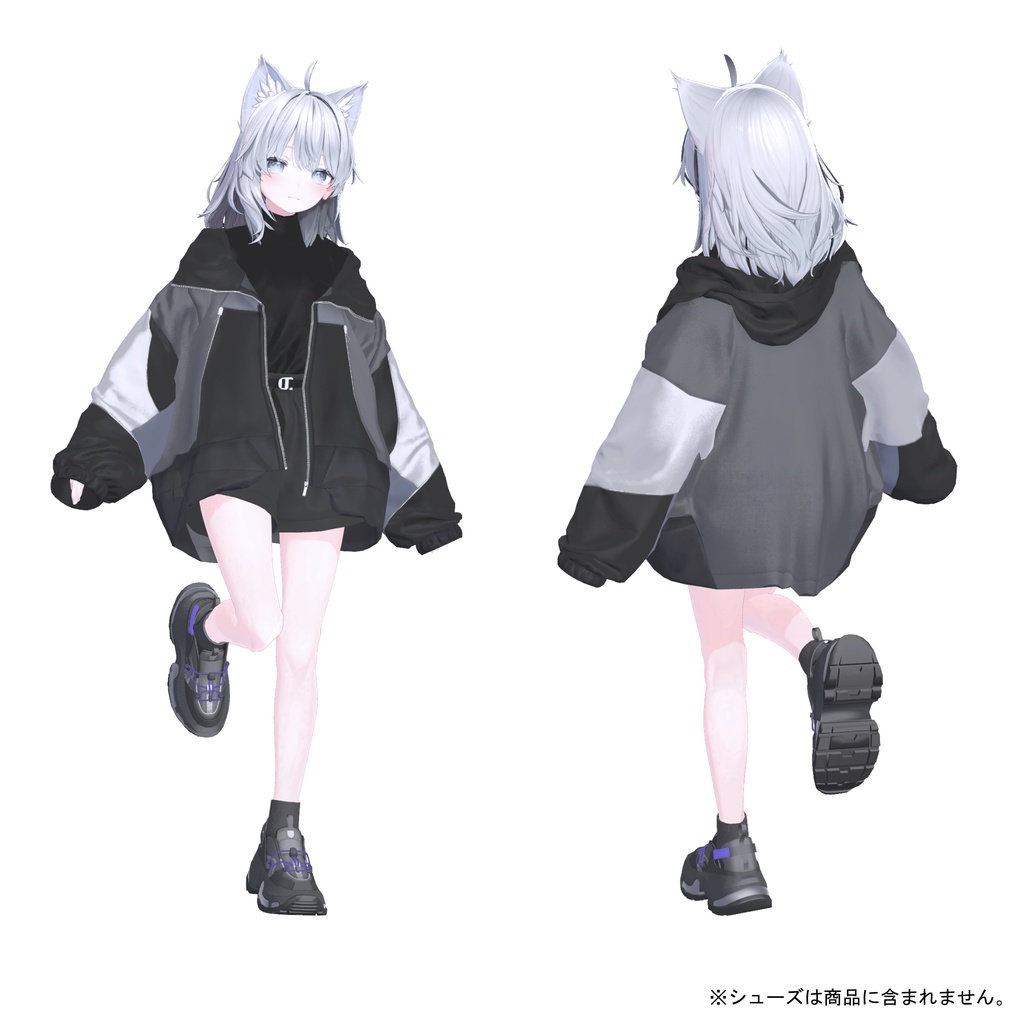 「fold」3D衣装モデル(lapwing、Marycia、しなの対応)