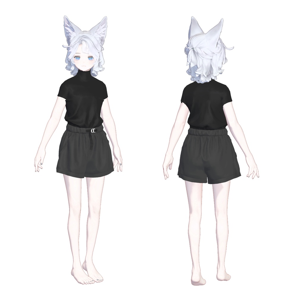 「fold」3D衣装モデル(lapwing、Marycia対応)