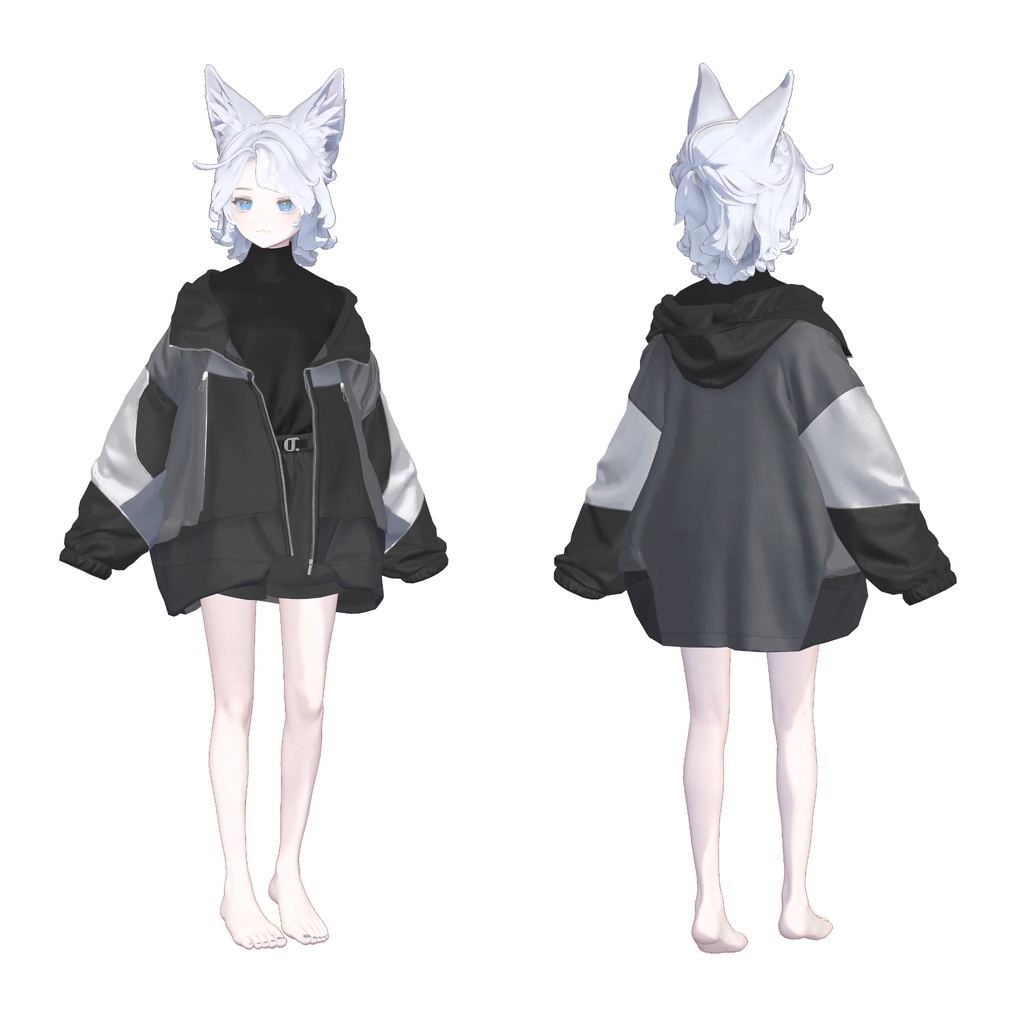 「fold」3D衣装モデル(lapwing、Marycia対応)