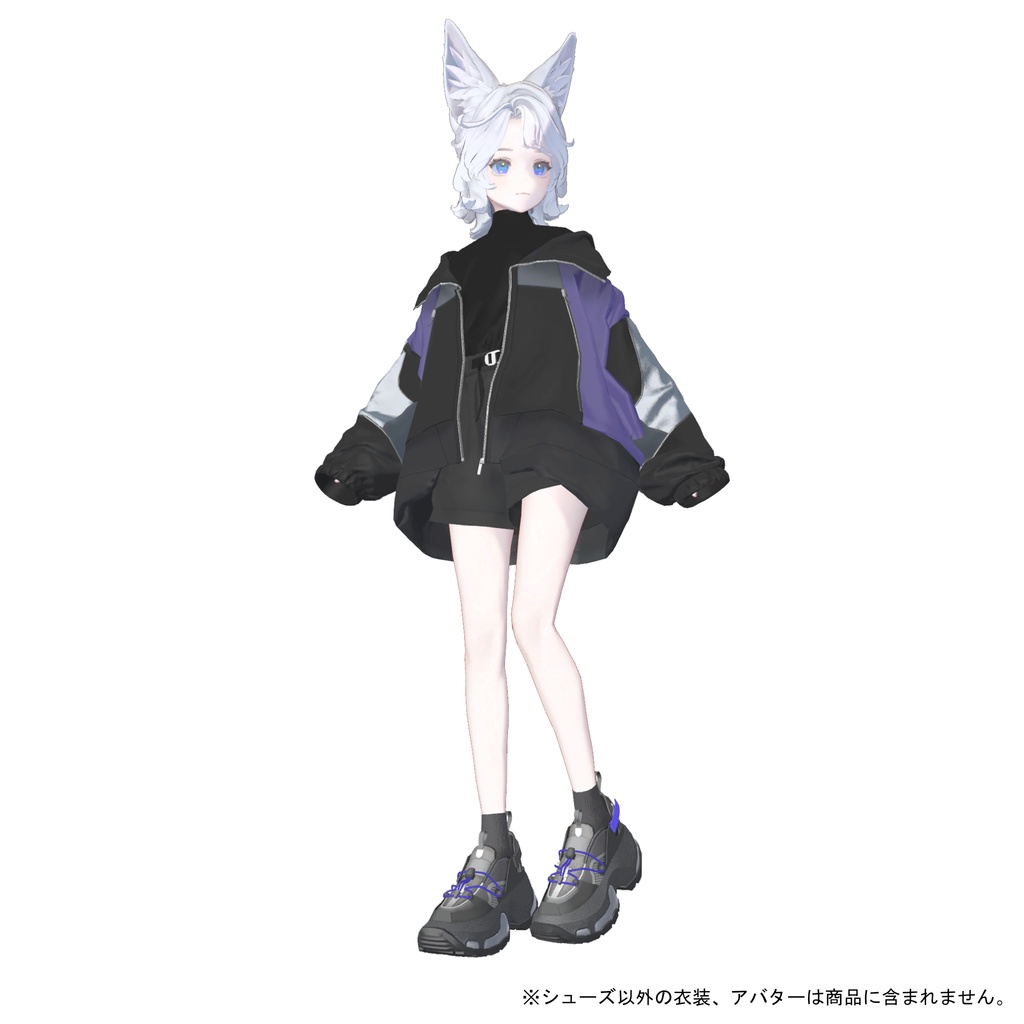 「nexyr」3D衣装(シューズ)モデル(lapwing、Marycia、しなの対応)