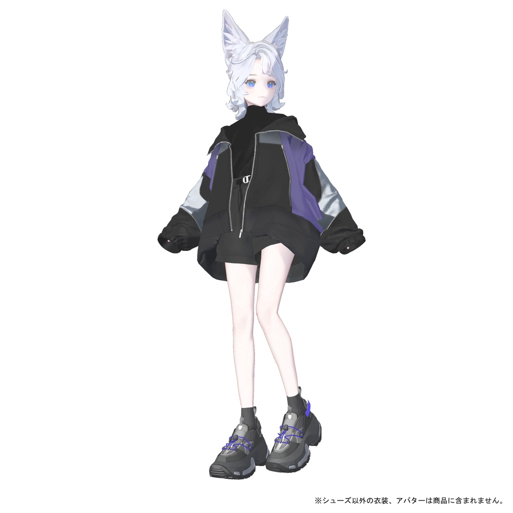 「nexyr」3D衣装(シューズ)モデル(lapwing、Marycia対応)