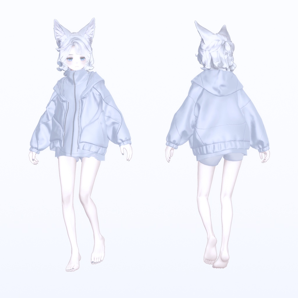 「neutr」3D衣装モデル(lapwing、Marycia対応)