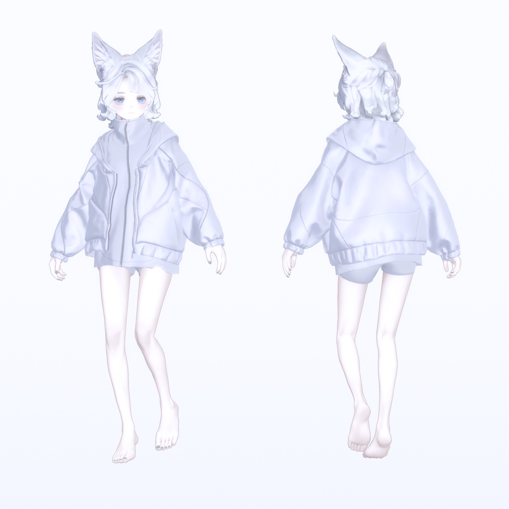 「neutr」3D衣装モデル(lapwing、Marycia対応)