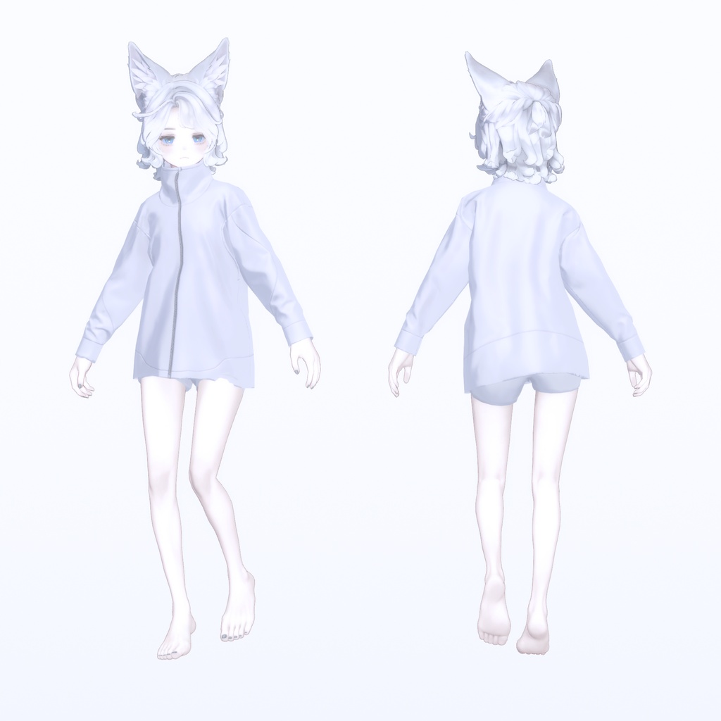 「neutr」3D衣装モデル(lapwing、Marycia対応)