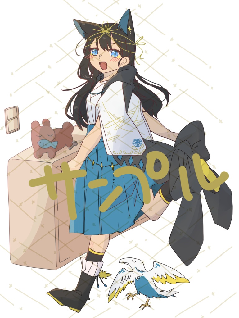 立ち絵【狐の女の子】