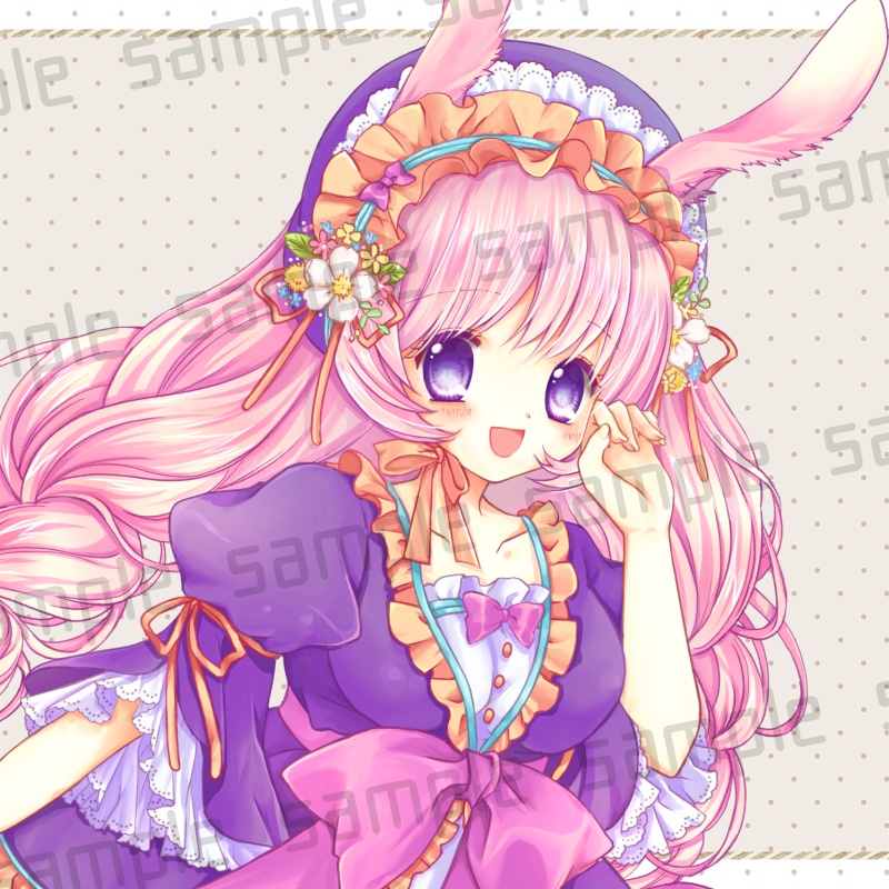 うさみみのドレス少女