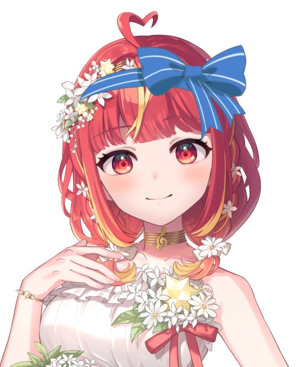 【VTuber向け】シンプルなリボンカチューシャ Vtuber素材【商用利用OK】