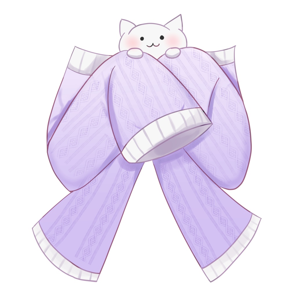 ネコちゃん付きセーター