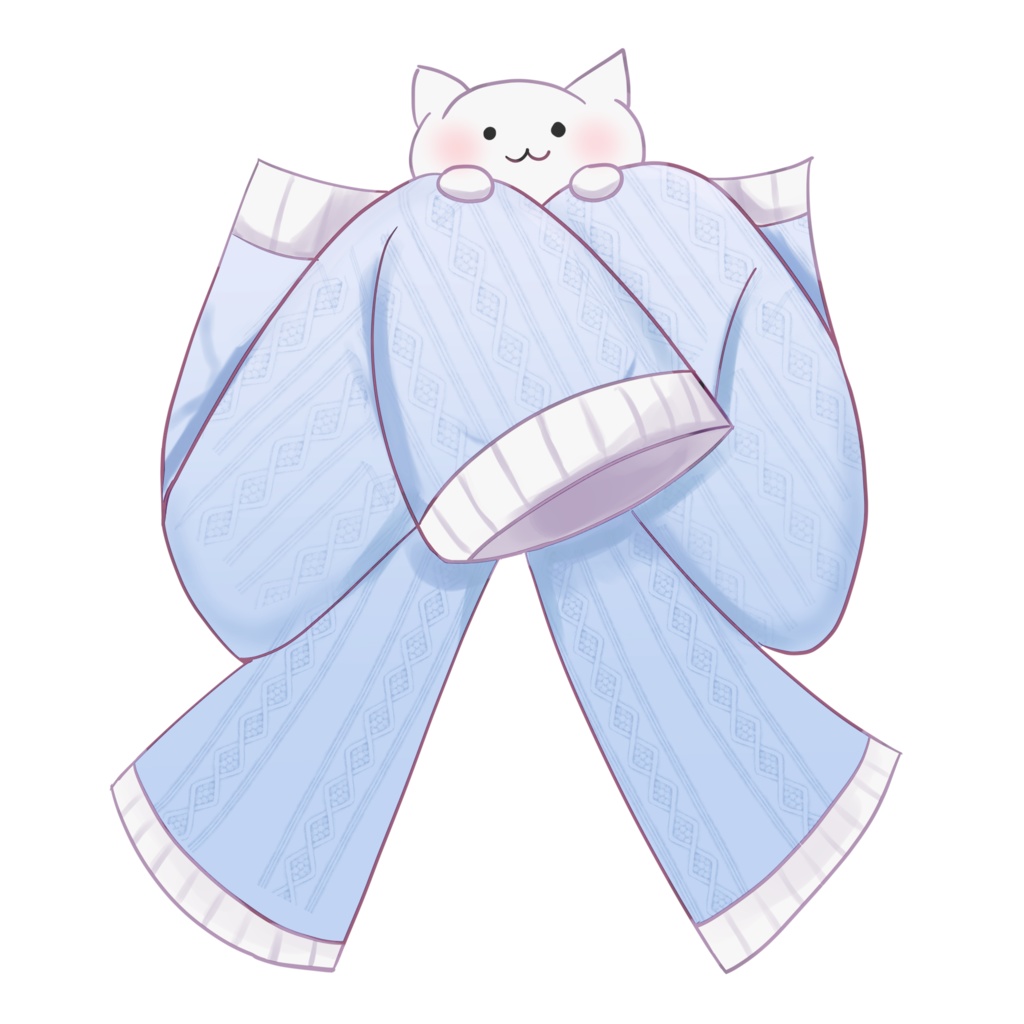 ネコちゃん付きセーター