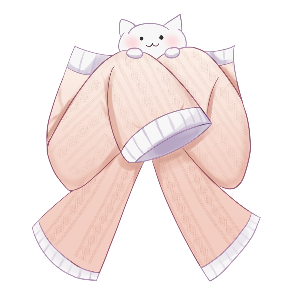 ネコちゃん付きセーター