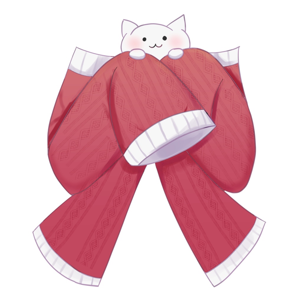 ネコちゃん付きセーター