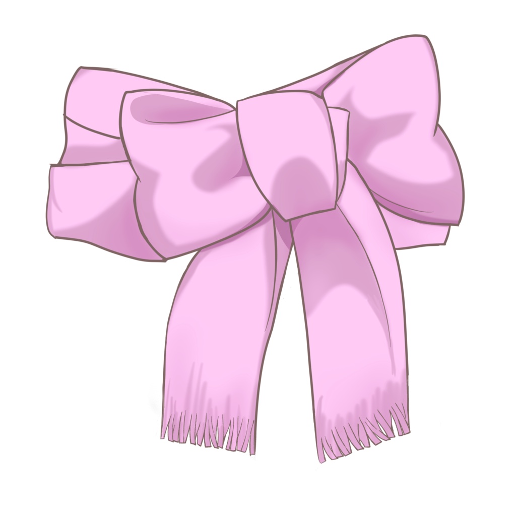 【Vtuber向け】リボンマフラー