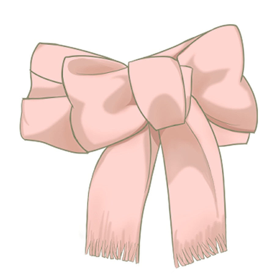 【Vtuber向け】リボンマフラー