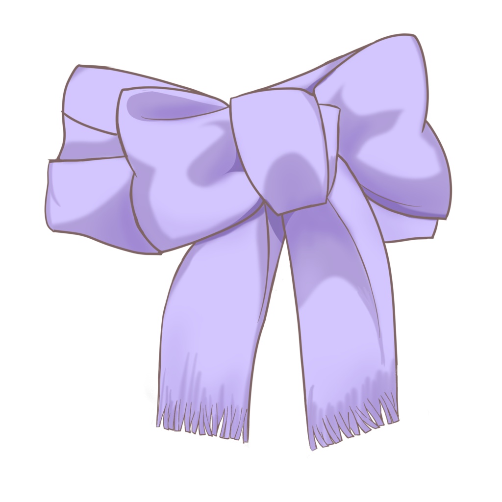 【Vtuber向け】リボンマフラー