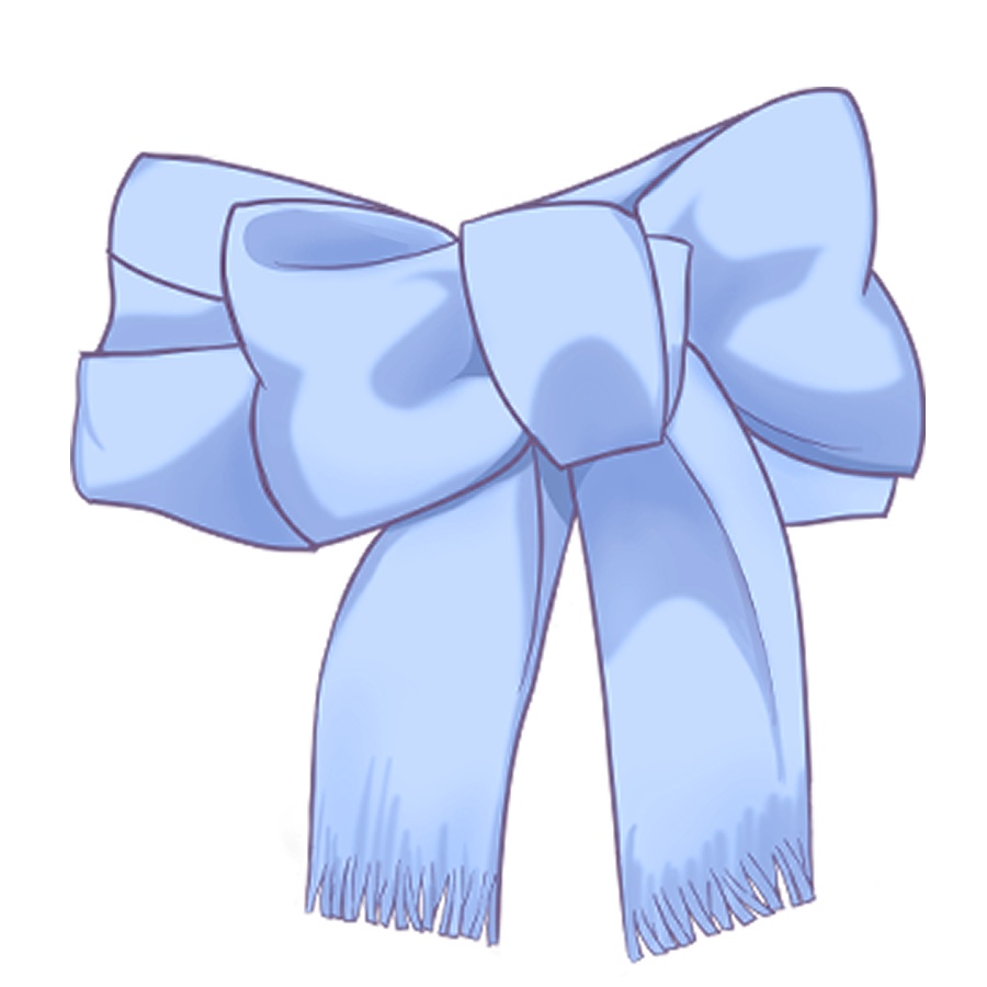 【Vtuber向け】リボンマフラー