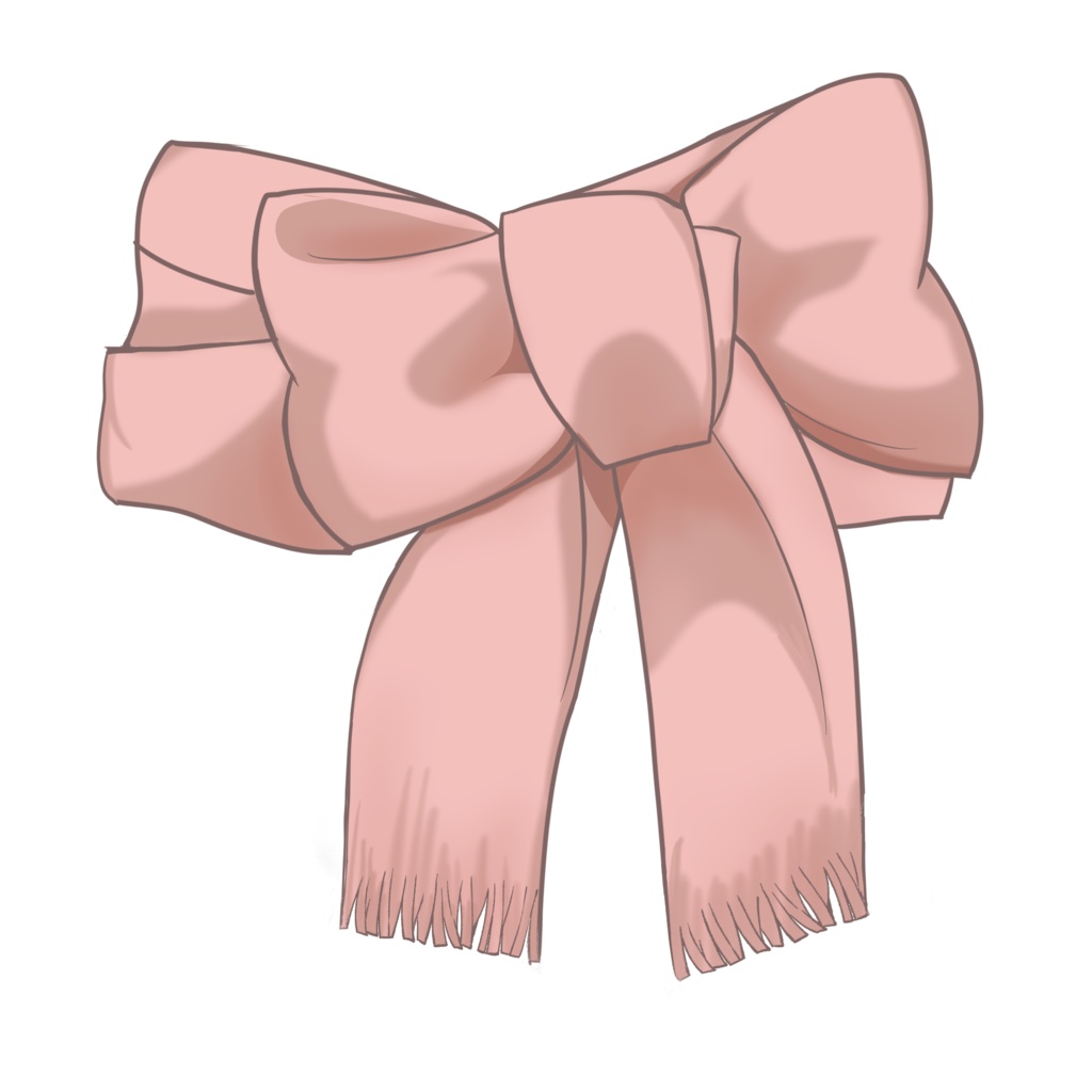 【Vtuber向け】リボンマフラー