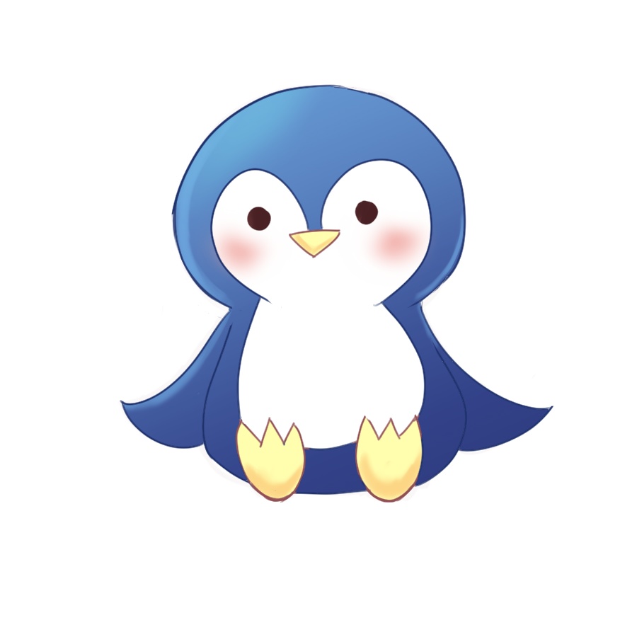 【Vtuber素材】肩に乗せれるペンギンさん