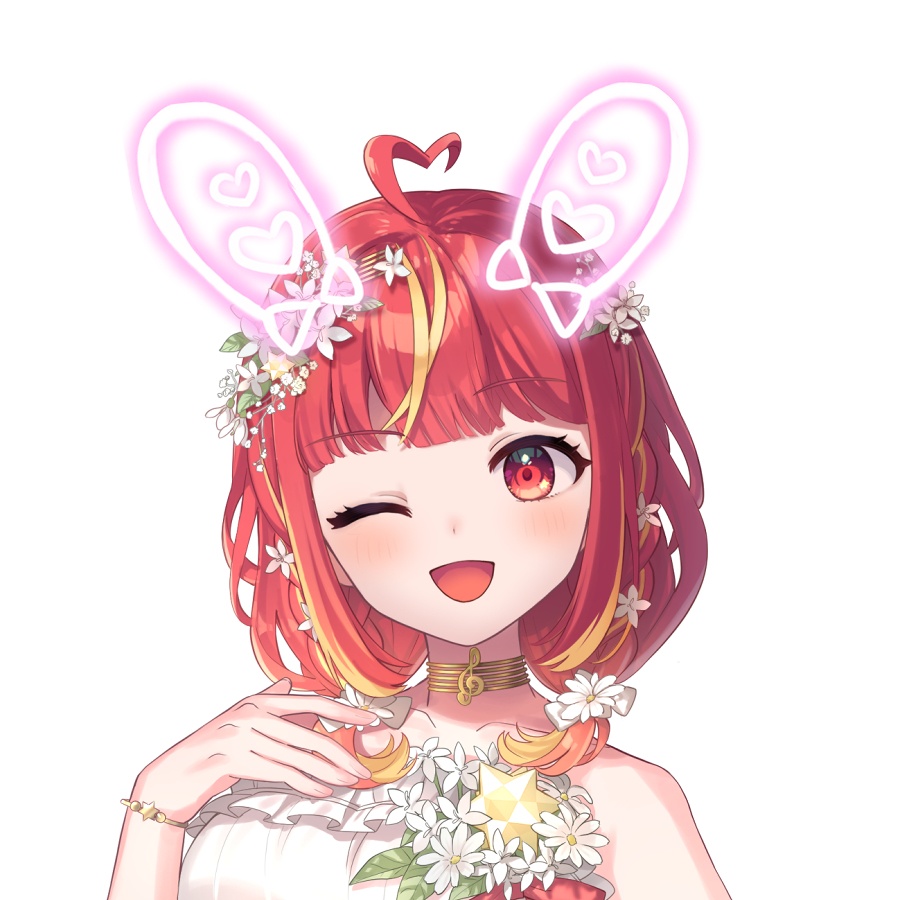 【Vtuber素材】ネオンなうさみみ